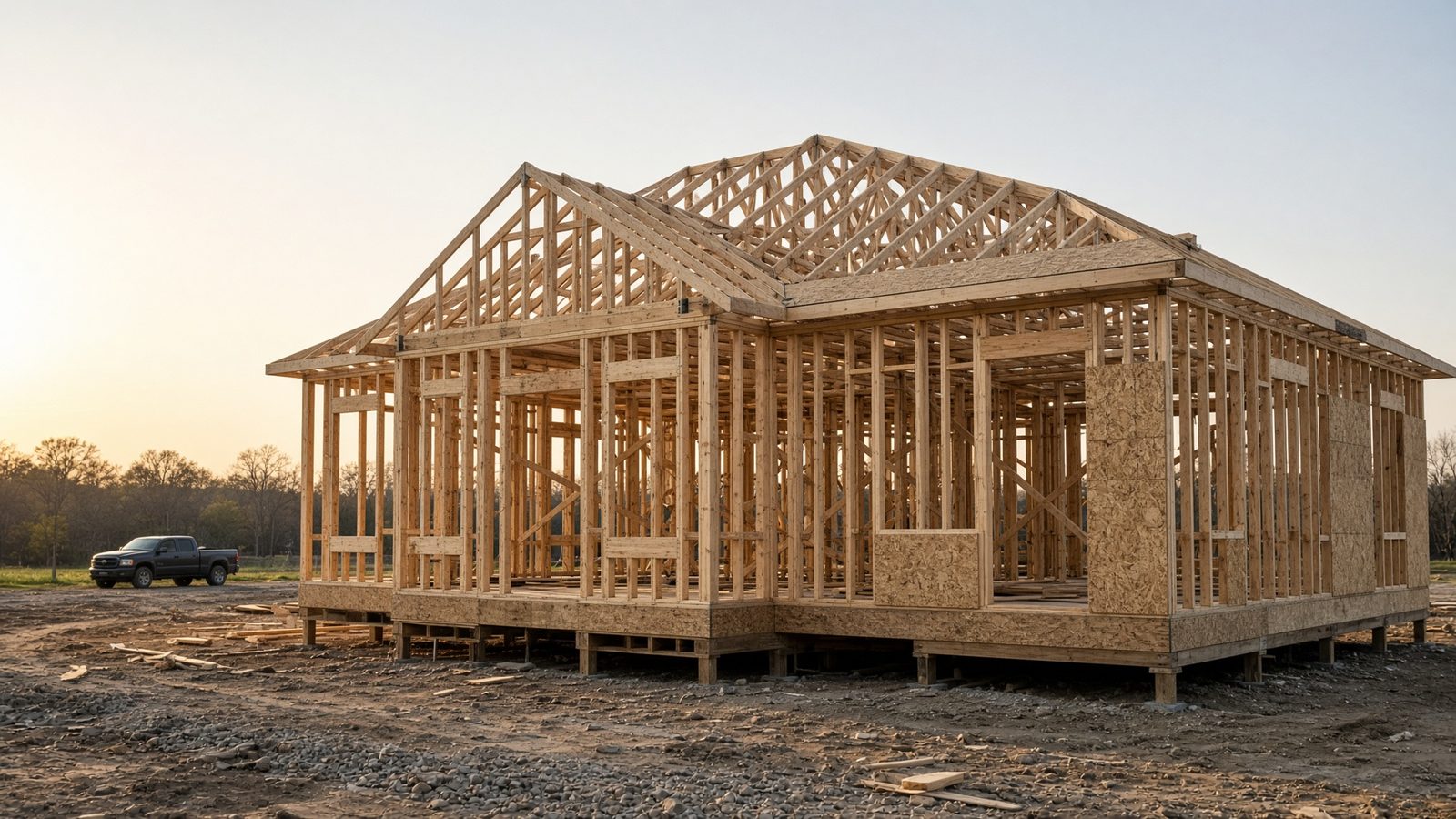New home under construction